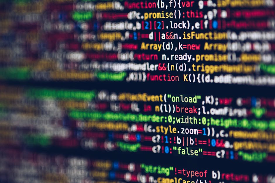 A close-up view of a computer screen displaying lines of colorful code, with various CSS and HTML style elements visible, including selectors like '.sticky', '.side-box', and properties such as margin